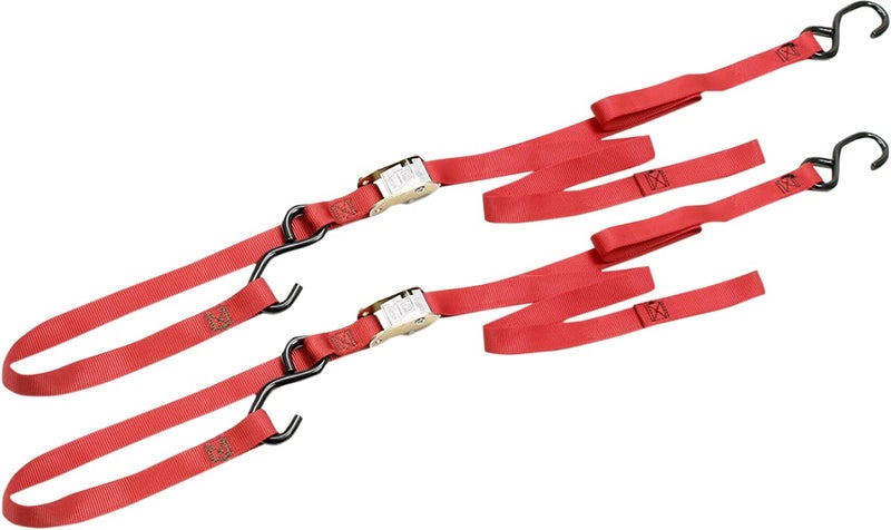 Ancra 49380-11 Black 69" Long Tie Down with Integrated Soft Hooks - Image 2